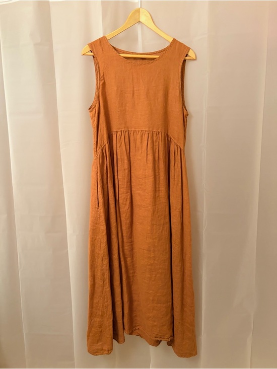 CP Shades Dresses & Skirts - CP Shades Adele Cinnamon Color Size S Maxi Linen Dress